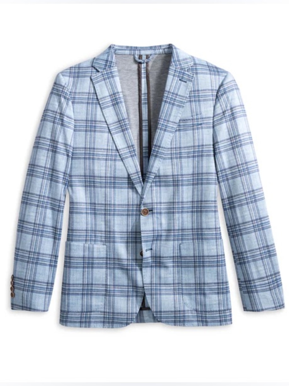 Johnnie-O NWOT Samuel Top Shelf Printed Knit Sport Coat Golf Blue 42R - Picture 15 of 16